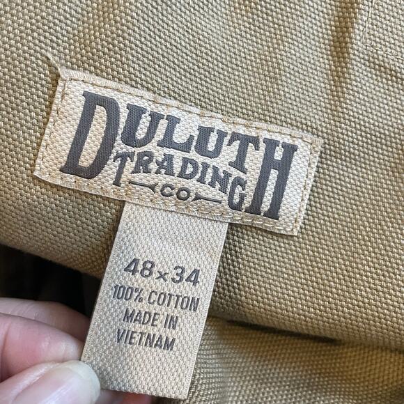 Duluth Fire Hose Ultimate Cargo Work Mens Pants 48x34 Reinforced Knee Tan - Picture 7 of 8